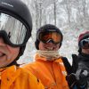 昨日は野澤スキー場で、今日は斑尾スキー場です。