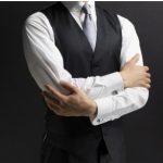 ワイシャツ、背広（上）、ズボンの点数比率って何％ですか？